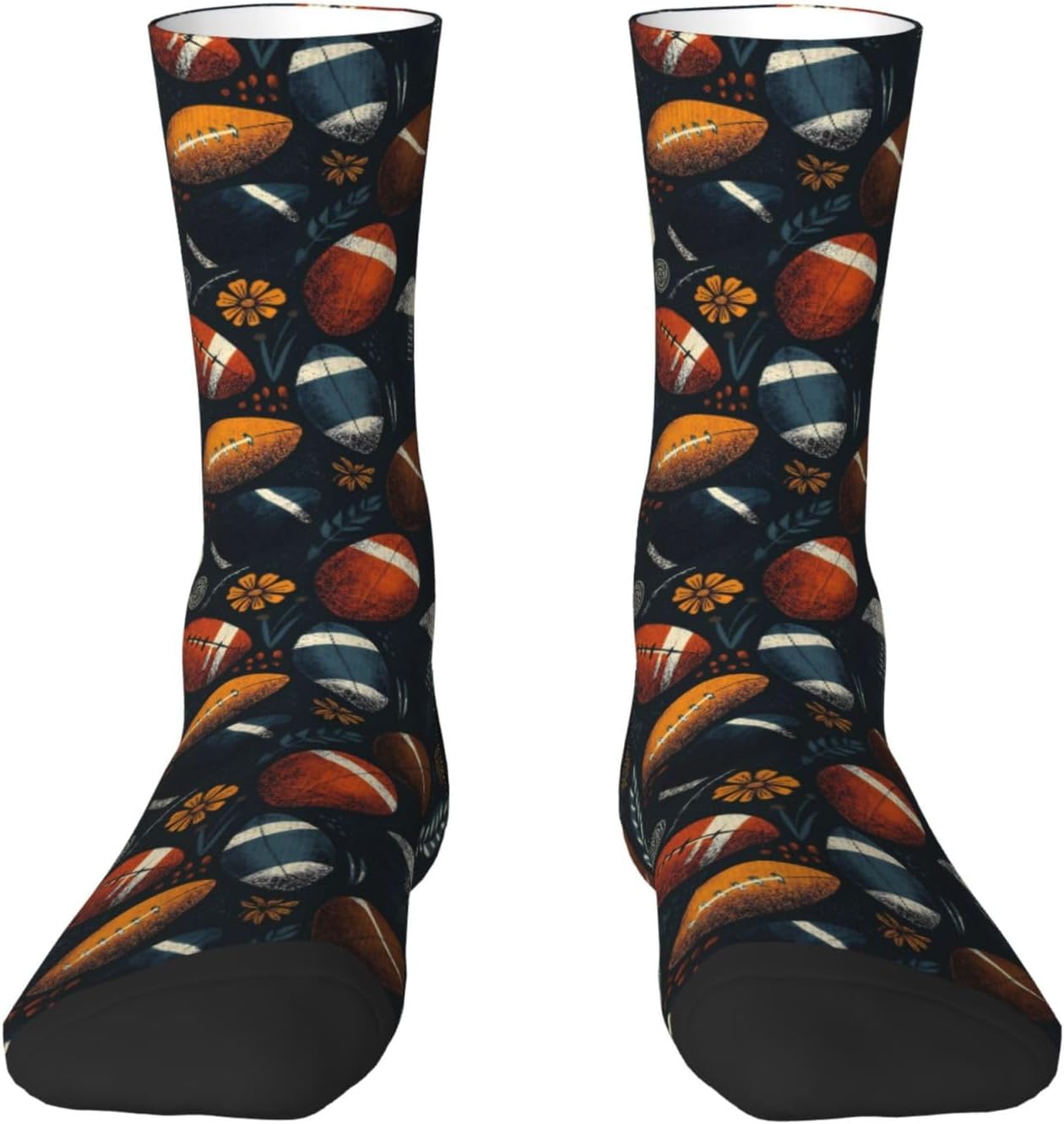 Chaussettes de sport: unisexe, hauteur mi-mollet, à motifs