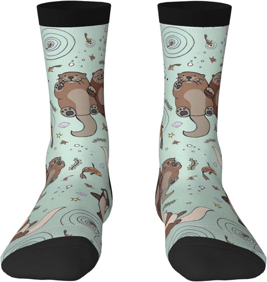 Chaussettes – hauteur mi-mollet, en polyester