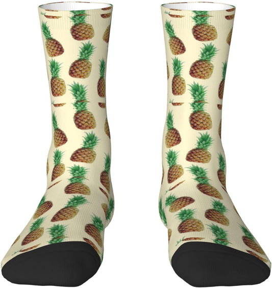 Chaussettes: hauteur mi-mollet, en polyester